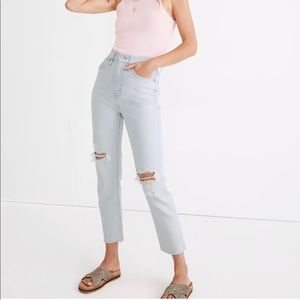 Madewell: Momjean with Raw-Hem